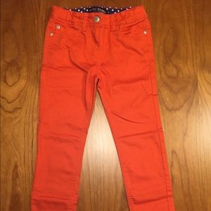 Mini Boden orange jeans